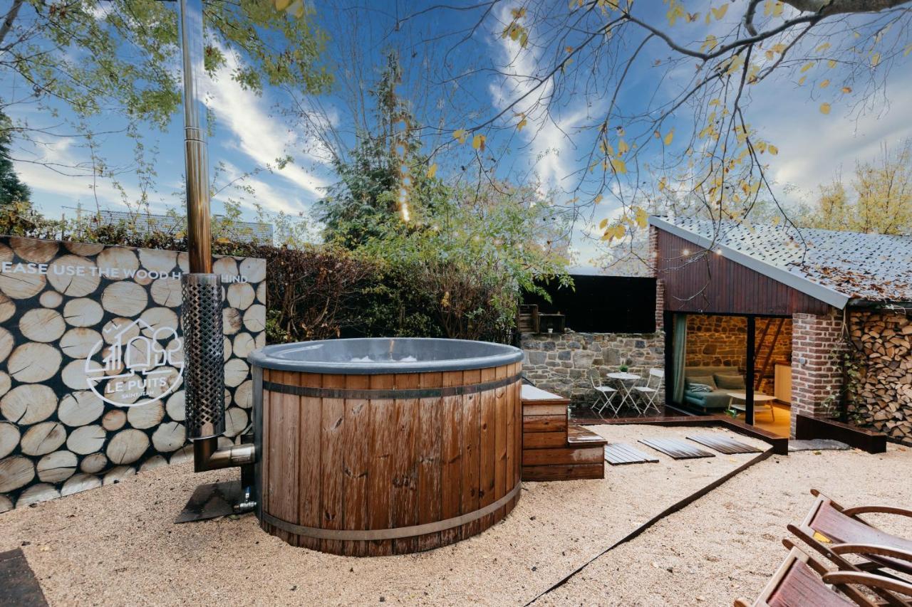 Tynil Saint Jean: Renovated Old Barn + Nordic Bath Βίλα Aubel Εξωτερικό φωτογραφία