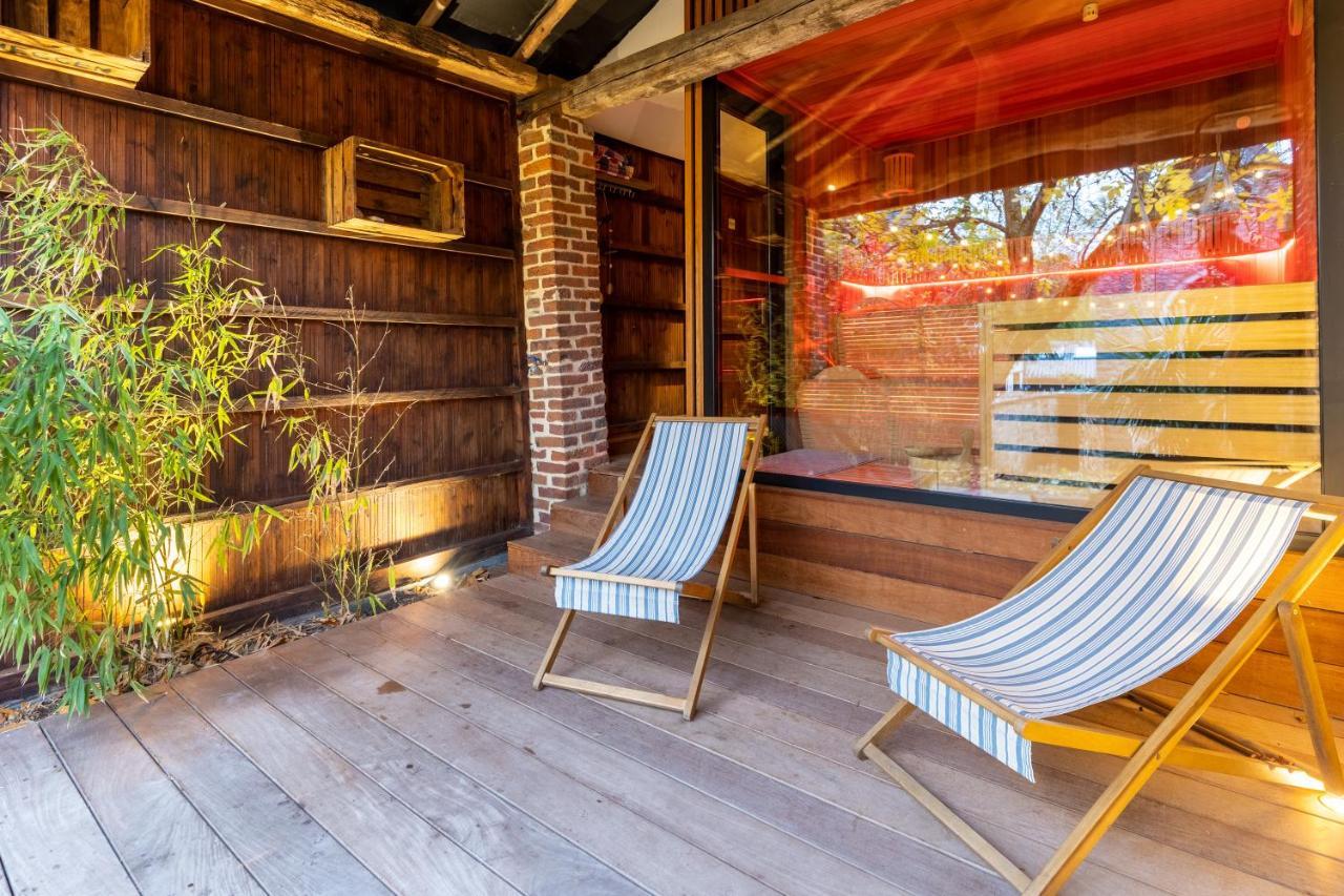 Tynil Saint Jean: Renovated Old Barn + Nordic Bath Βίλα Aubel Εξωτερικό φωτογραφία