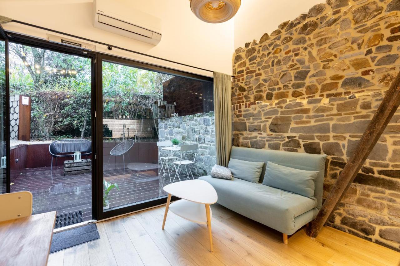 Tynil Saint Jean: Renovated Old Barn + Nordic Bath Βίλα Aubel Εξωτερικό φωτογραφία